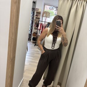 Pantalón Bombacho Trufa